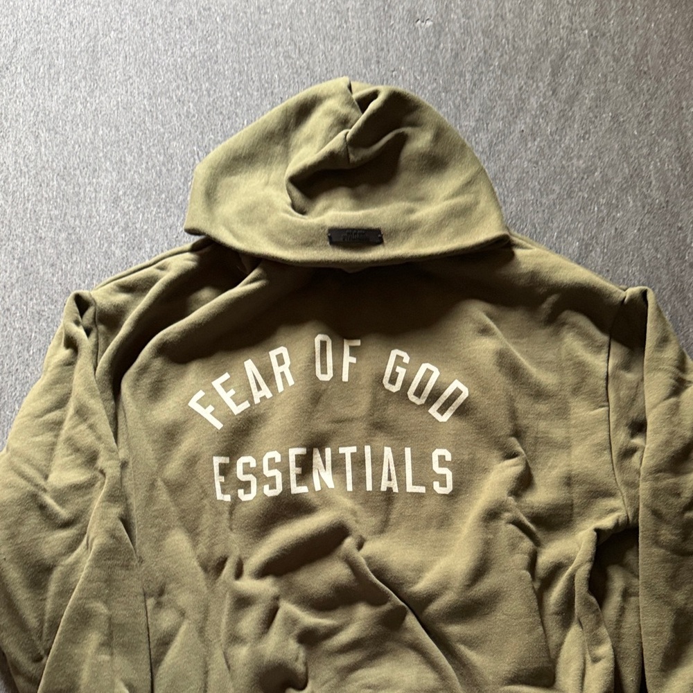 Fear of God Essentials Khaki Sweatshirt